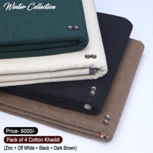 PACK OF 4 (Zinc+Off White+Black+Dark Brown) BK-211