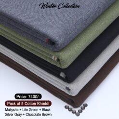 Pack Of 5 Cotton Khaddi KK-116