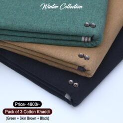 Pack Of 3 Cotton Khaddi KK-108