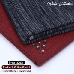 Pack Of 2 Cotton Khaddi KK-105