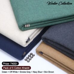 Pack Of 5 Cotton Khaddi KK-114