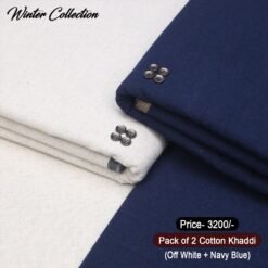 Pack Of 2 Cotton Khaddi KK-104