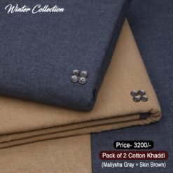 Pack Of 2 Cotton Khaddi KK-102