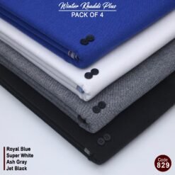 Pack Of 4 (Suits) Cotton Khaddi Pack-829