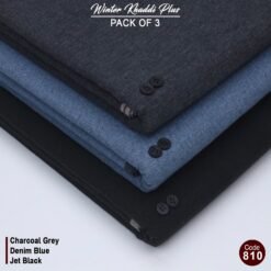 Pack Of 3 (Suits) Cotton Khaddi Pack-810